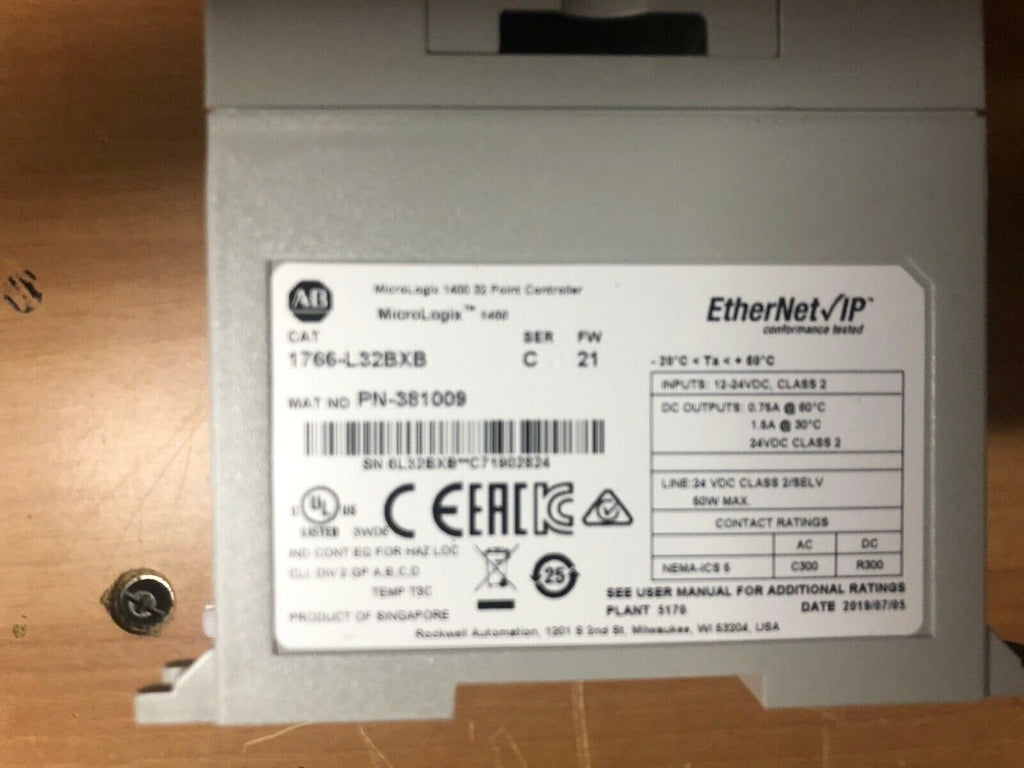 ALLEN-BRADLEY-MICROLOGIX-1400 – Industrial ROBOT MRO